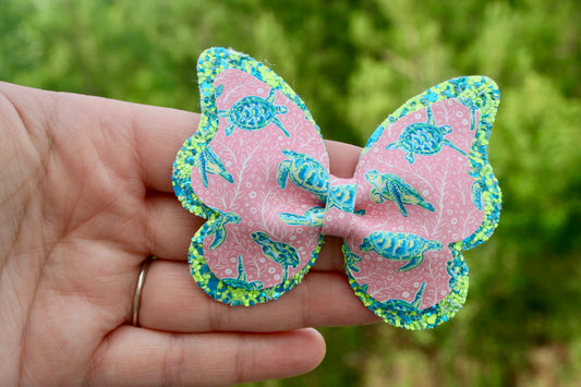 Pink Sea Turtles Rylee Bow