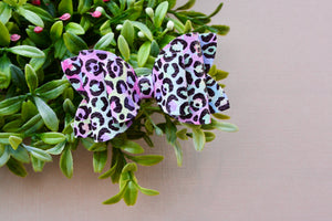 Pastel Leopard Emmy Bow