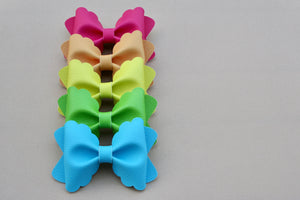 Neon Solid Bailey Bows