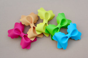 Neon Solid Bailey Bows