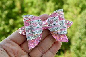 Pink Tribal Maddie Bow