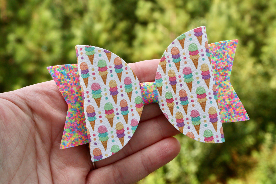 Triple Scoop Large Ellie Bow