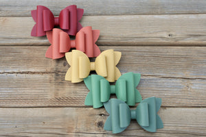 Muted Rainbow Basics Emmy Bows