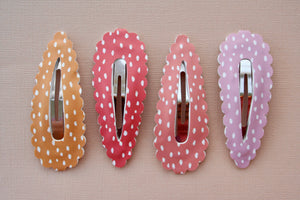 Fall Dots Jumbo Snap Clips