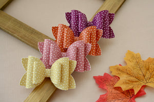 Fall Darling Dots Emmy Bows