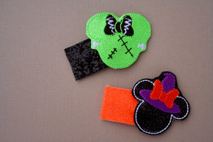 Halloween Feltie Snap Clip