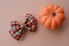 Load image into Gallery viewer, Harvest Plaid Jayme Bow
