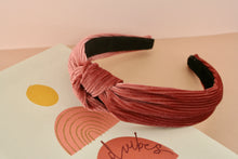 Load image into Gallery viewer, Boho Corduroy Velvet Top Knot Headbands
