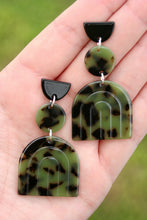 Load image into Gallery viewer, Fall Camo Drop Earrings
