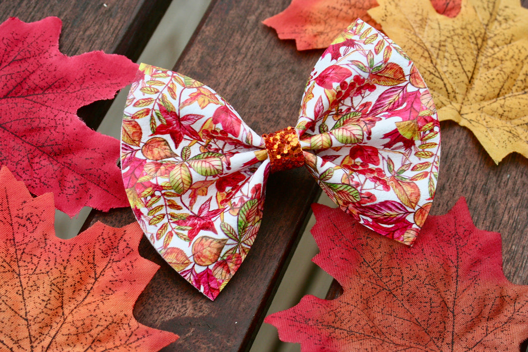 Autumn Leaves Baby Kate Bow