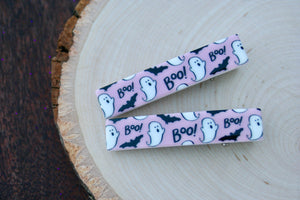 Hey Boo Acrylic Clip