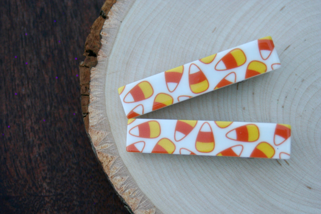 Candy Corn Acrylic Clip