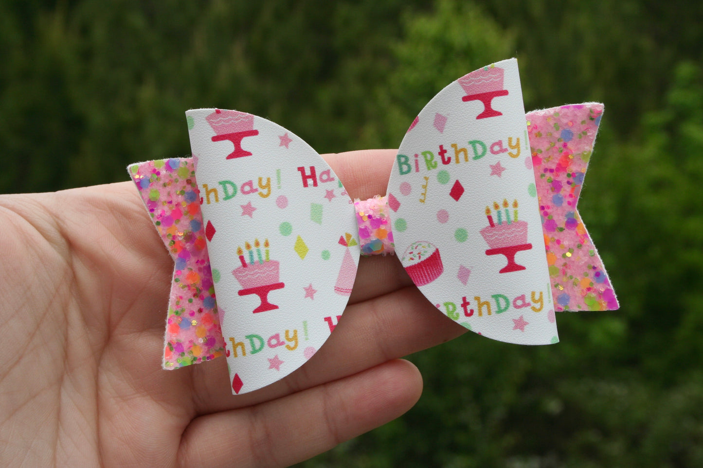 Birthday Brights Large Ellie Bow