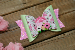 Floral Castle Large Ellie Bow