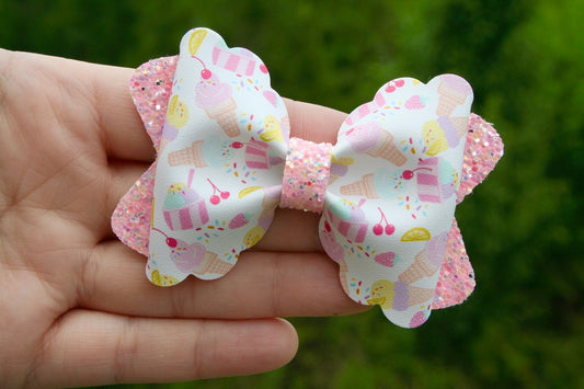 Pastel Ice Cream Bailey Bow