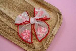 Valentine Small Remi Shaker Bow (ALLIGATOR CLIP ONLY)