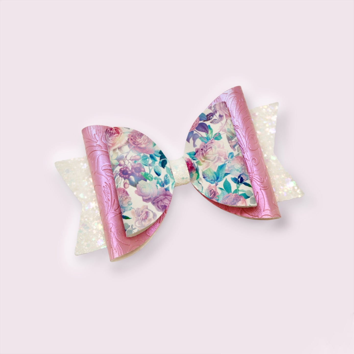 Frozen Floral Large Ellie Bow