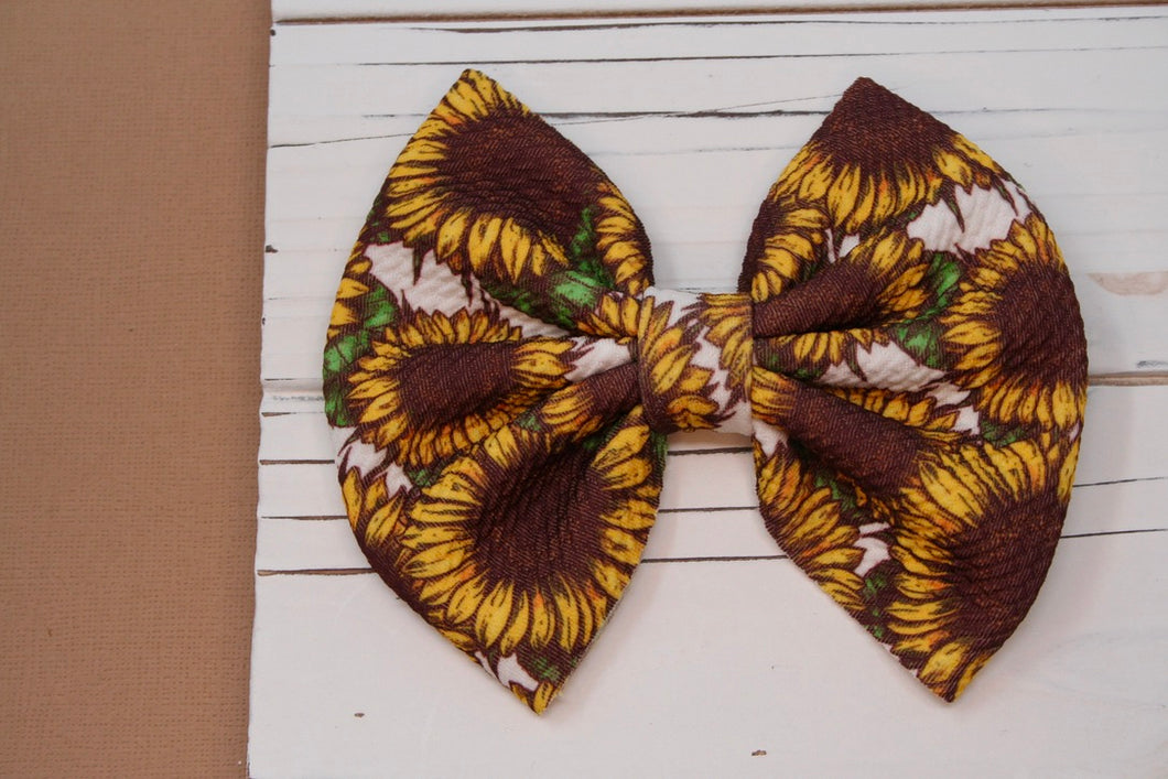 Sunflower Capri Bow