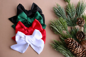 Christmas Satin Large Everly Bows