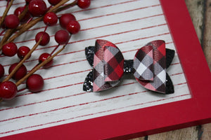 Christmas Buffalo Plaid Emmy Bow