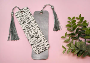 Faith, Hope, & Love Bookmark