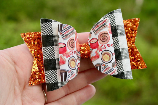 Cozy Fall Large Ellie Bow