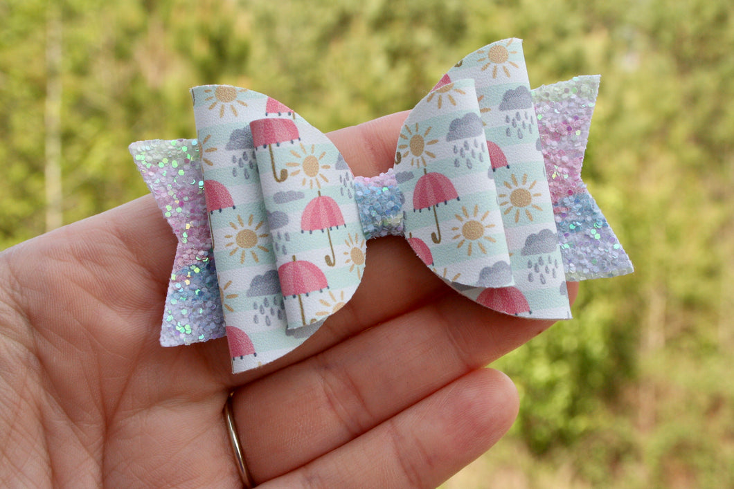 April Showers Medium Ellie Bow