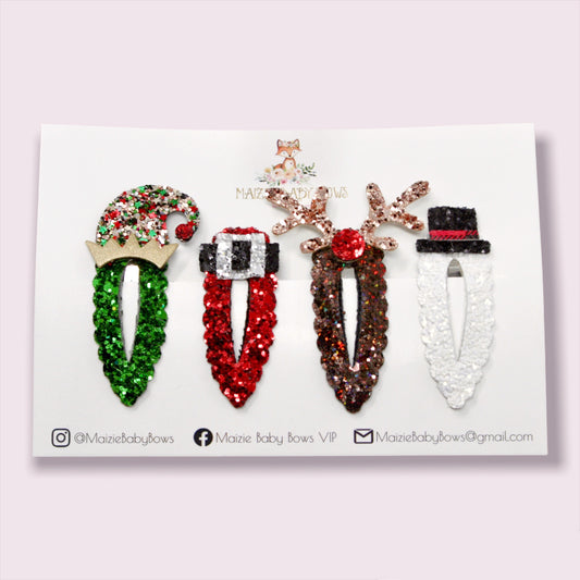 Christmas Characters Snap Clip Set