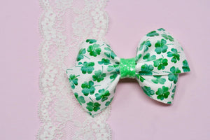 Watercolor Clovers Jayme Bow