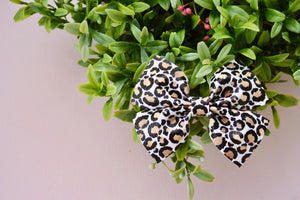 Leopard Luxe Wren Bow