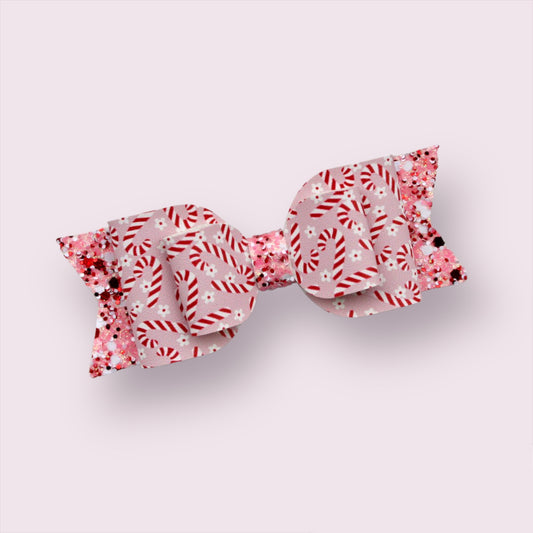 Candy Cane Crush Large Sophia Bow