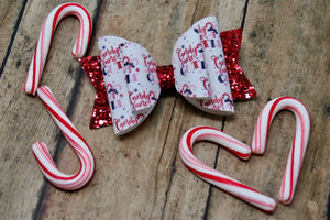 Candy Cane Cutie Medium Ellie Bow