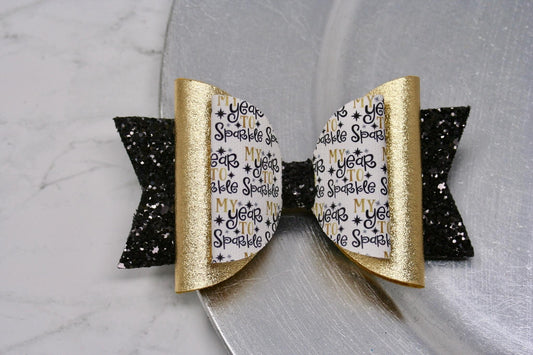 My Year to Sparkle Large Ellie Bow