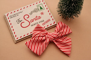 Candy Cane Stripes XL Everly Bow