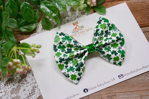 Classic Shamrocks Baby Kate Bow