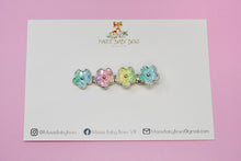 Load image into Gallery viewer, Pastel Rainbow Ombré Flower Luxe Clip
