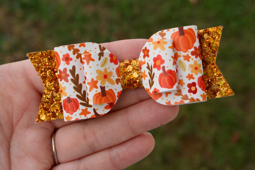 Happy Fall Large Sophia Bow