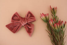 Load image into Gallery viewer, Boho Corduroy Velvets Large Everly Bow
