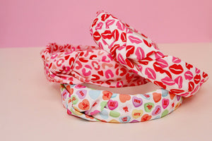 Valentine Top Knot Headbands