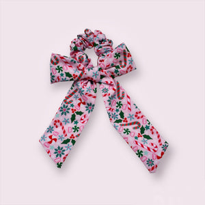 Holly Jolly Bow Scrunchie