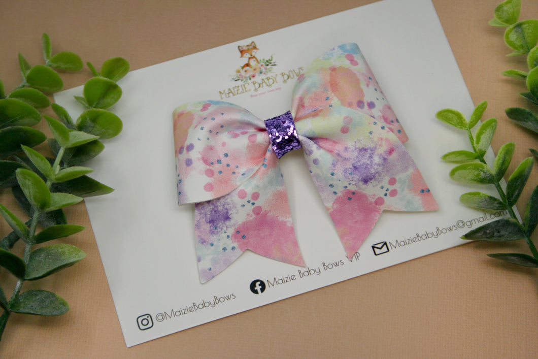 Dye Splatter Callie Bow