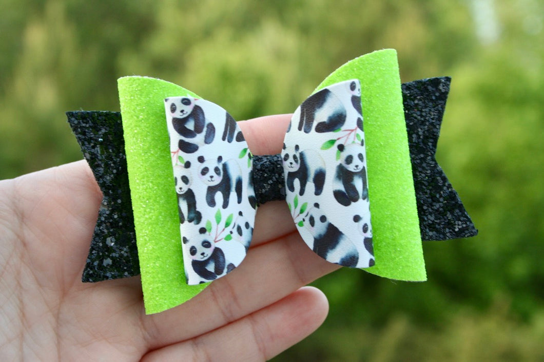 Perfect Pandas Large Ellie Bow