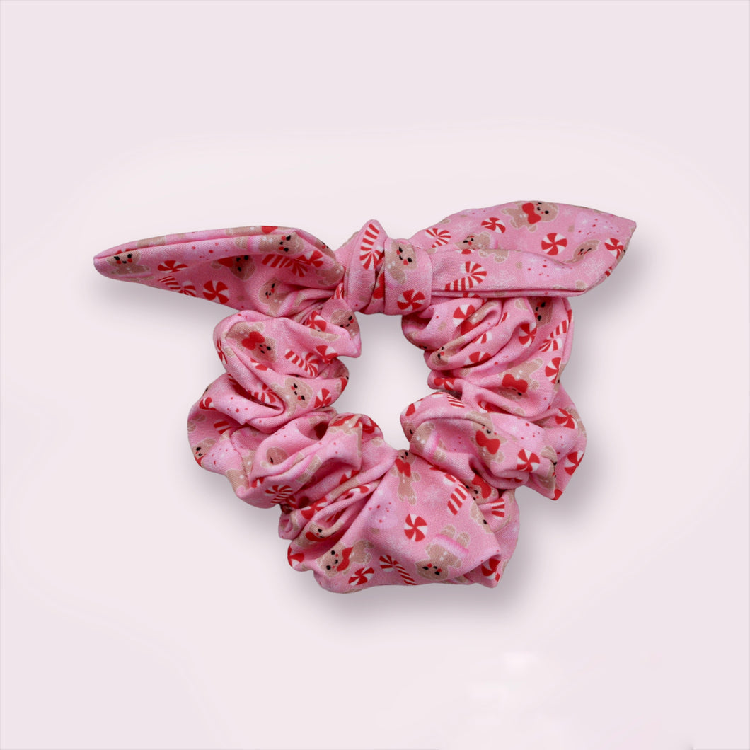 Pink Gingerbread Scrunchie