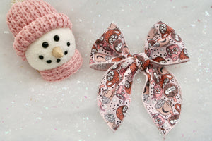 Cocoa & Marshmallows Large Remi Bow