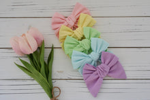 Load image into Gallery viewer, Cotton Spring Solid Large Everly Bow
