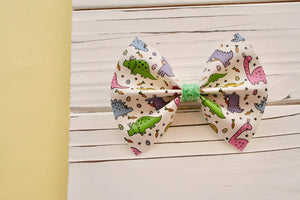 Easter Dinos Baby Kate Bow