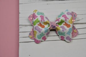 Colorful Bunnies Bailey Bow