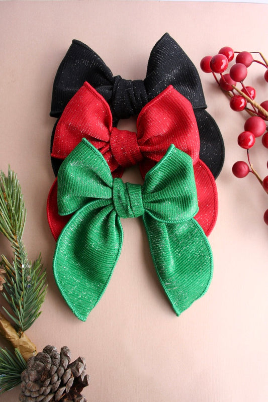 'Tis the Season Tinsel Large Remi Bows