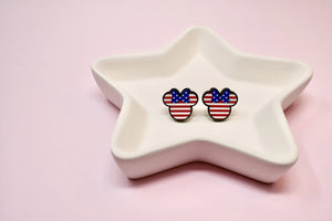 Stars & Stripes Friends Acrylic Studs