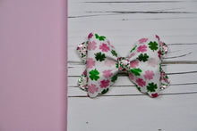 Load image into Gallery viewer, Girly Shamrocks Bailey Bow
